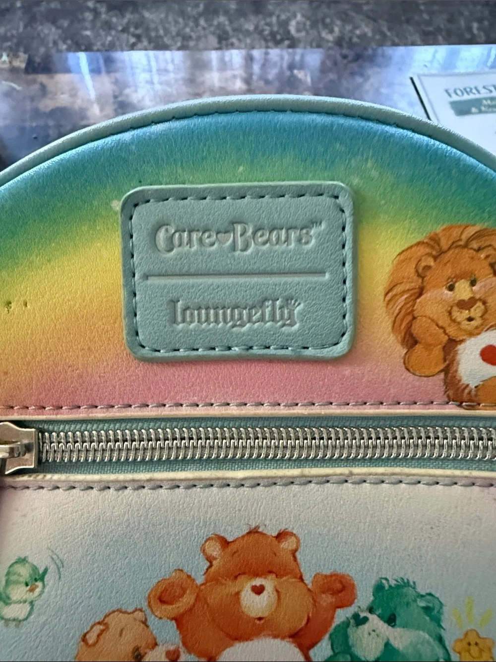 Loungefly Care Bears Rainbow Mini Backpack - Rainbow Pastel
